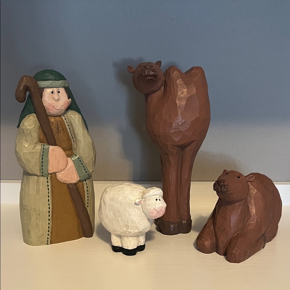 Eddie Walker - Midwest of Cannon Falls - Shepard with Camels and Sheep